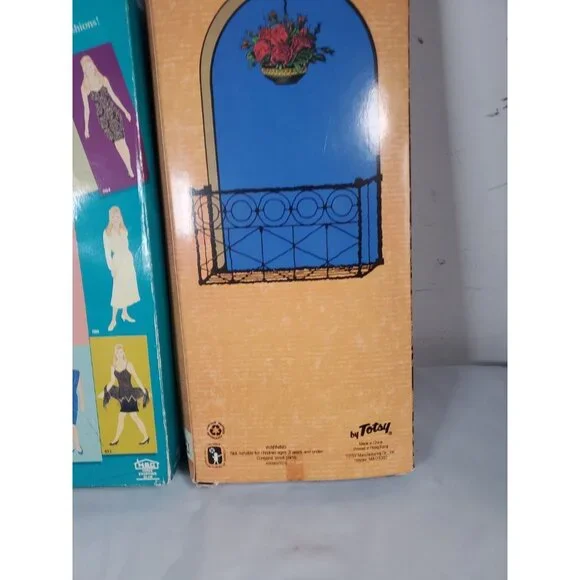 (2) Vanna White Limited Edition Spain Doll & Doll Black & Gold Dress Vintage - Picture 9 of 14